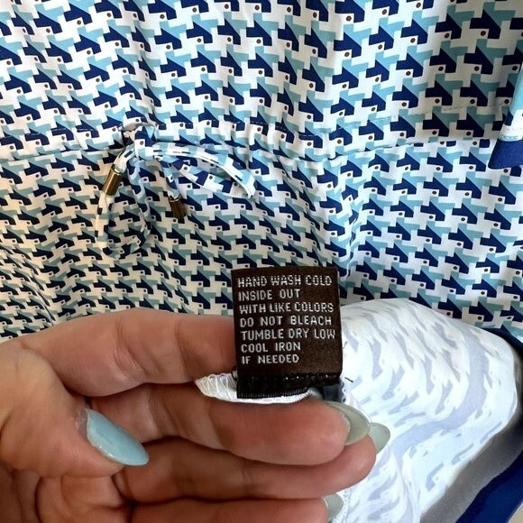 J.McLaughlin Geometric Pattern 3/4 Sleeve dress - Picture 4 of 8